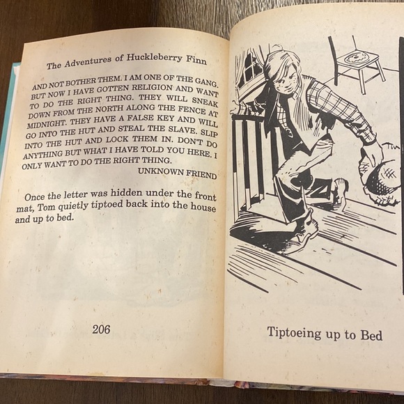 The Adventures of Huckleberry Finn (Great Illustrated Classics) Vintage, 1990 - Picture 4 of 7